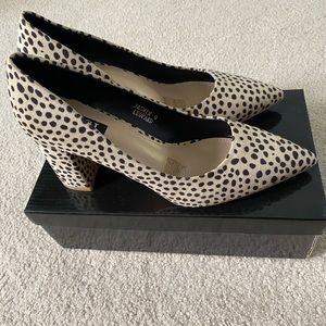 New in box! Jasmin Faux Suede Cheetah Pumps size 9